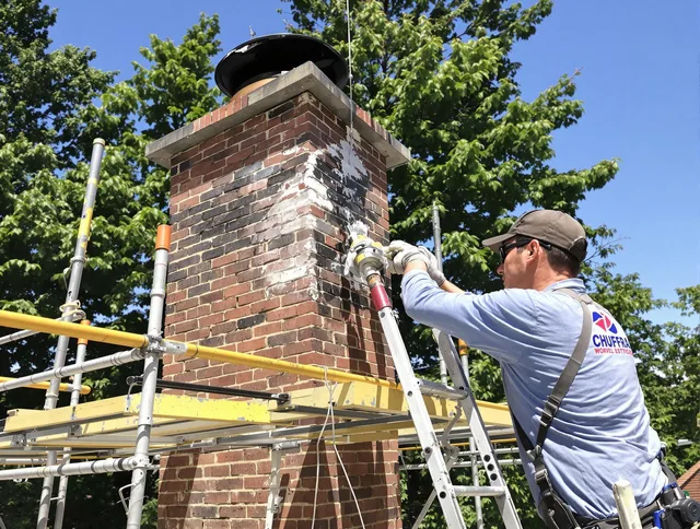 Structural chimney repair by Weston Chimney Sweep in Weston, MA